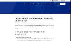 
							         Ein intuitives HR-Portal für Ihr Unternehmen | Talentsoft								  
							    