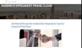
							         Eine erfolgreiche Partnerschaft: Prime Cloud & Ingenico - Loyalty Prime								  
							    