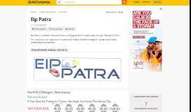 
							         Eip Patra (2374033)™ Trademark | QuickCompany								  
							    