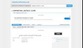 
							         eippatra.lntecc.com at WI. Outlook Web App - Website Informer								  
							    