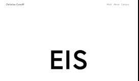 
							         EIS Portal App — Christine Cunniff								  
							    