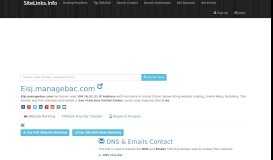 
							         Eisj.managebac.com | 104.16.53.31, Similar Webs, BackLinks ...								  
							    