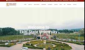 
							         Ekiti State University -								  
							    