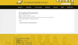 
							         El Capitan Promotion | El Capitan Middle School								  
							    