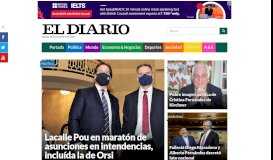
							         El Diario - Todas las noticias de Uruguay y del mundo.								  
							    
