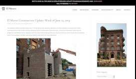
							         El Moore Construction Update: Week of June 23, 2014 - El Moore								  
							    