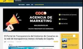 
							         El Portal de Transparencia del Gobierno de Canarias es la web de ...								  
							    