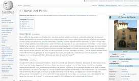 
							         El Portal del Pardo - Viquipèdia, l'enciclopèdia lliure								  
							    