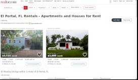 
							         El Portal, FL Apartments for Rent - realtor.com®								  
							    