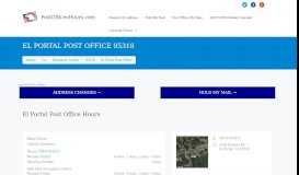 
							         El Portal Post Office 95318 | USPS Hours Phone Number and Location								  
							    
