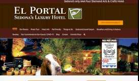 
							         El Portal Sedona Hotel: Sedona Hotel | Luxury Inn								  
							    