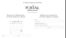 
							         El Portal Taberna & Wines - CoverManager								  
							    
