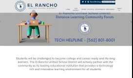 
							         El Rancho Unified School District - Pico Rivera								  
							    