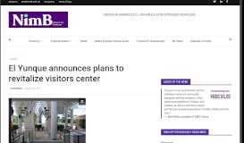 
							         El Yunque announces plans to revitalize visitors center – News is My ...								  
							    