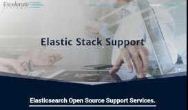 
							         Elastic Stack Support | Excelerate Systems								  
							    