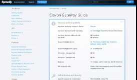 
							         Elavon Gateway Guide - Spreedly Documentation								  
							    