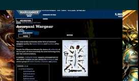 
							         Eldar Wargear | Warhammer 40k | FANDOM powered by Wikia								  
							    