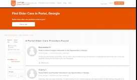 
							         Elder Care Portal, Georgia: Find Senior Care Providers | ElderCare ...								  
							    