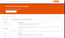 
							         Elder Care Portal, Georgia: Find Senior Care Providers | ElderCare.com								  
							    