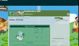 
							         Elder Portal | TinyMonsters Wiki | FANDOM powered by Wikia								  
							    