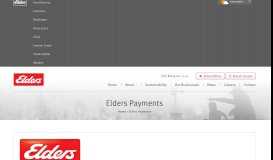 
							         Elders Payments - Elders Portal								  
							    