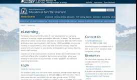 
							         eLearning - Education and Early Development								  
							    