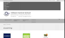 
							         eLearning - Hillston Central School								  
							    
