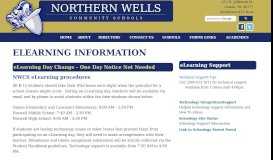 
							         eLearning Information - Northern Wells Community Schools								  
							    