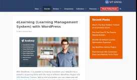 
							         eLearning (Learning Management System) with WordPress - WPArena								  
							    