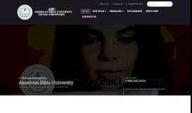 
							         Elearning Portal - American Bible University								  
							    