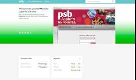 
							         elearning.psb-academy.edu.sg - Welcome to yours@Moodle ...								  
							    