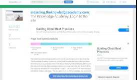 
							         elearning.theknowledgeacademy.com — The Knowledge ...								  
							    