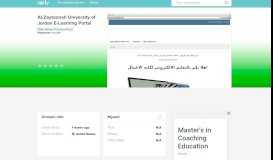 
							         elearning.zuj.edu.jo - Al-Zaytoonah University of Jor... - E ...								  
							    