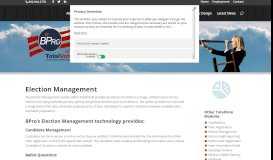 
							         Election Management Module | BPro TotalVote® Election Software								  
							    