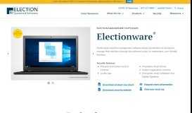 
							         Electionware - Election Systems & Software								  
							    