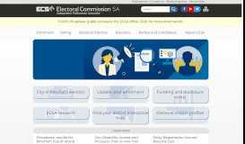 
							         Electoral Commission SA: Home								  
							    