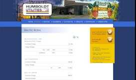 
							         Electric Rates | Humboldt Utility Gibson Co TN								  
							    