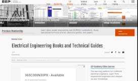 
							         Electrical engineering guides and research studies | EEP								  
							    