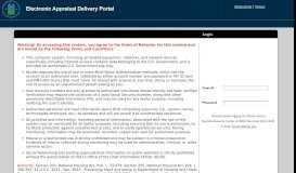 
							         Electronic Appraisal Delivery Portal :: Login								  
							    