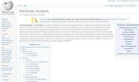 
							         Electronic business - Wikipedia								  
							    