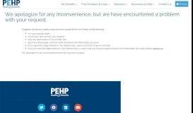 
							         Electronic Claims Submission Tool - Pehp								  
							    