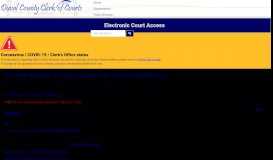 
							         Electronic Court Access - Duval County Clerk of Courts								  
							    