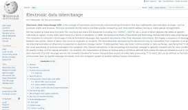
							         Electronic data interchange - Wikipedia								  
							    