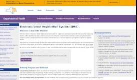 
							         Electronic Death Registration System (EDRS) - Health.ny.gov								  
							    