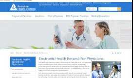 
							         Electronic Health Record: For Physicians - Berkshire Health Systems								  
							    