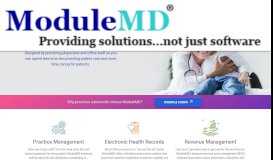 
							         Electronic Health Records, EHR Software, ModuleMD WISE | ModuleMD								  
							    