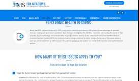 
							         Electronic Health Records - Fox Meadows Software								  
							    