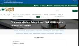 
							         Electronic Health Records | Oak Hill Hospital | Brooksville, FL								  
							    