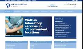 
							         Electronic Medical Record - Penn State Health St. Joseph - Reading								  
							    