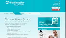 
							         Electronic Medical Records - Northwest Eye Clinic								  
							    